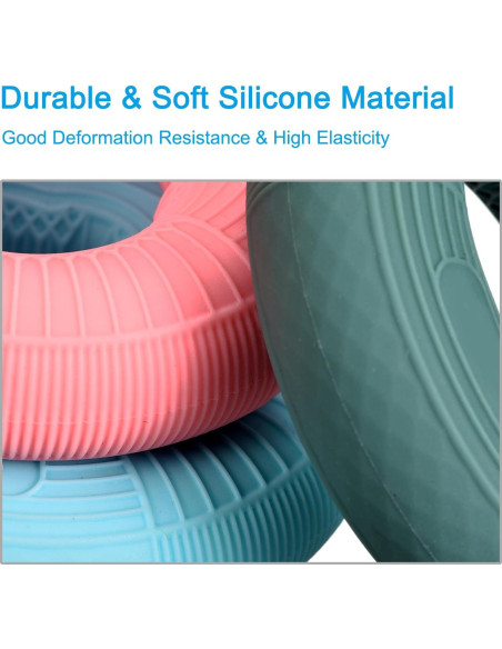 Fortalecedores de Agarre uxcell - Silicona 40-50/50-60/70-80Lb Fortalecedores de Agarre uxcell - Silicona 40-50/50-60/70-80Lb