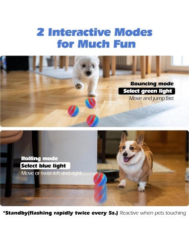 Bola Interactiva para Perros Pet Prime 7248 Recargable USB