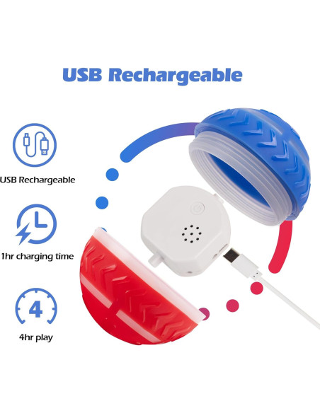 Bola Interactiva para Perros Pet Prime 7248 Recargable USB Bola Interactiva para Perros Pet Prime 7248 Recargable USB