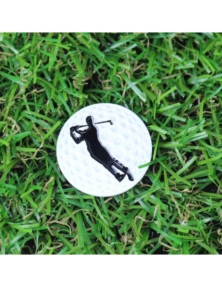 Marcadores de Pelota de Golf Myartte 5 Pcs 24.4mm Variados Marcadores de Pelota de Golf Myartte 5 Pcs 24.4mm Variados