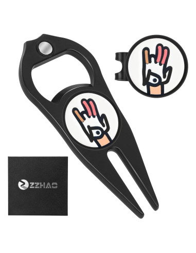 Herramienta de Divot de Golf ZZHAO con Marcador y Clip