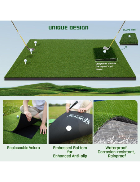 Conjunto Alfombrilla Golf MyVoice F2T-HM3-HK 152x122cm Conjunto Alfombrilla Golf MyVoice F2T-HM3-HK 152x122cm