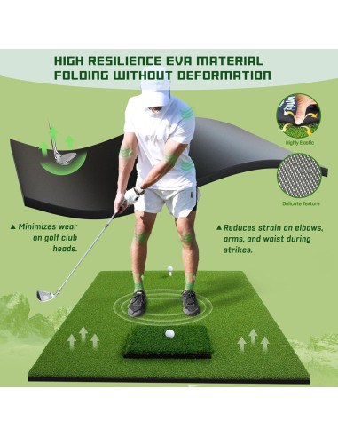 Conjunto Alfombrilla Golf MyVoice F2T-HM3-HK 152x122cm