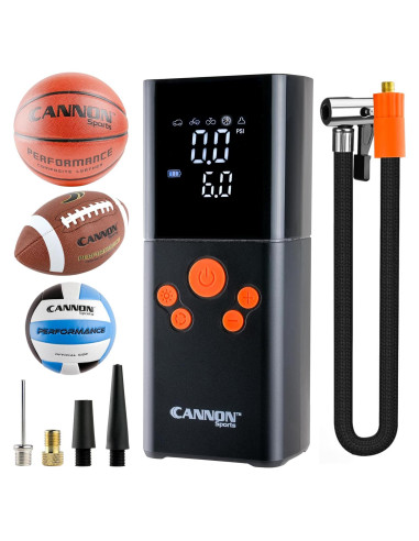 Bomba de aire eléctrica portátil Cannon Sports 1394 - 150 PSI