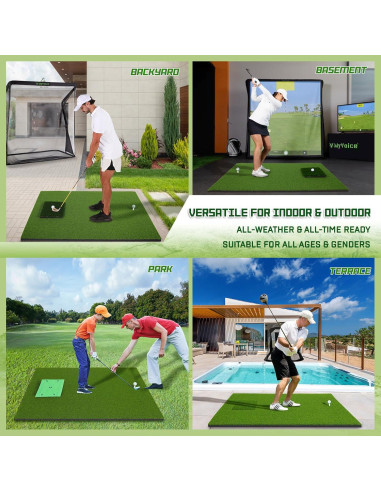 Conjunto Alfombrilla Golf MyVoice F2T-HM3-HK 152x122cm