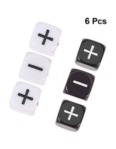 Juego de Dados Matemáticos Toyvian 6 Piezas para Niños