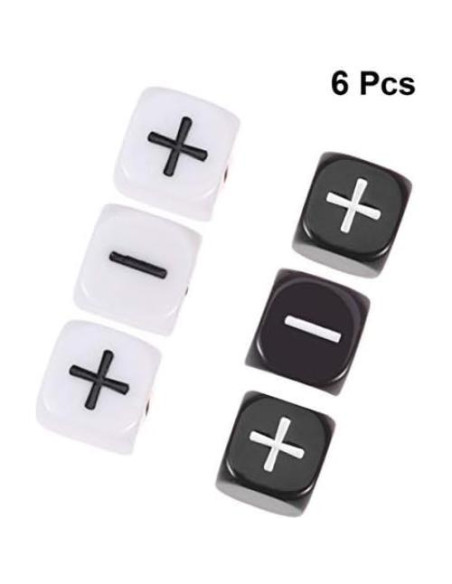 Juego de Dados Matemáticos Toyvian 6 Piezas para Niños Juego de Dados Matemáticos Toyvian 6 Piezas para Niños