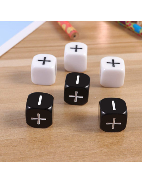 Juego de Dados Matemáticos Toyvian 6 Piezas para Niños Juego de Dados Matemáticos Toyvian 6 Piezas para Niños