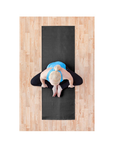 Esterilla de Yoga Antideslizante YogaAccessories 6.35mm Negra