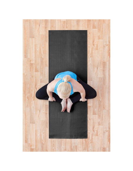Esterilla de Yoga Antideslizante YogaAccessories 6.35mm Negra Esterilla de Yoga Antideslizante YogaAccessories 6.35mm Negra