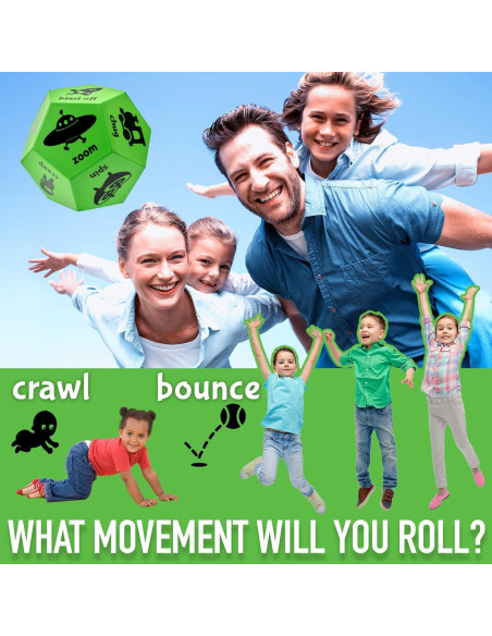 Dados de Movimiento y Actividad Covelico para Niños 3-7 Años Dados de Movimiento y Actividad Covelico para Niños 3-7 Años