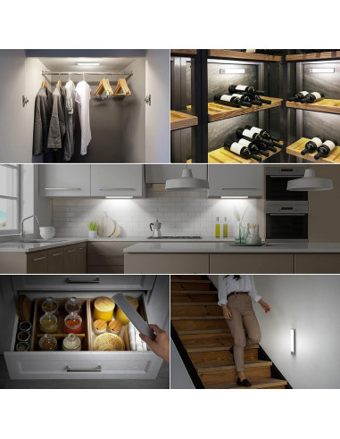 Luz LED BLS 36 con Sensor de Movimiento, Batería Recargable