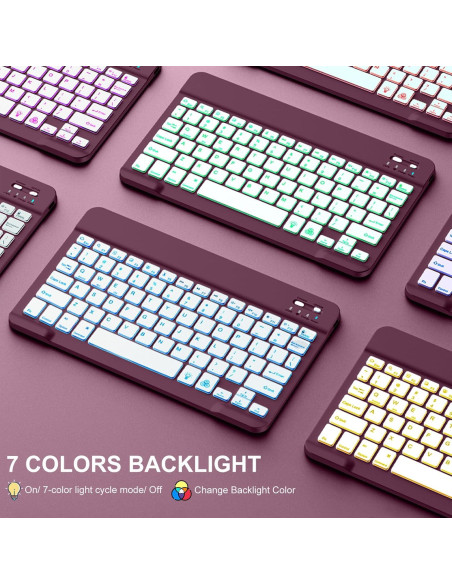 Funda con Teclado para iPad Air 11" Harvopu Mulberry Funda con Teclado para iPad Air 11" Harvopu Mulberry