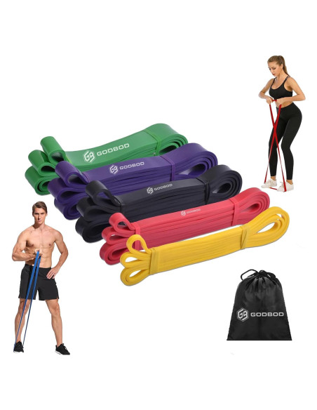 Juego de Bandas de Resistencia GODBOD - 5 Niveles para Fitness Juego de Bandas de Resistencia GODBOD - 5 Niveles para Fitness