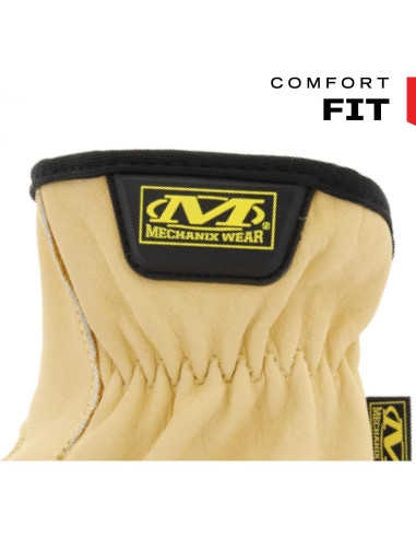 Guante de Trabajo Mechanix Wear Cuero Durahide Marrón Mediano