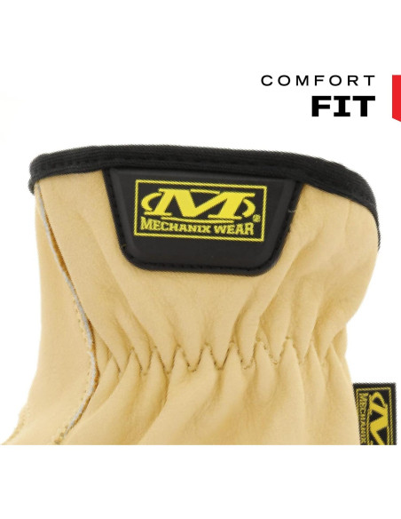 Guante de Trabajo Mechanix Wear Cuero Durahide Marrón Mediano Guante de Trabajo Mechanix Wear Cuero Durahide Marrón Mediano