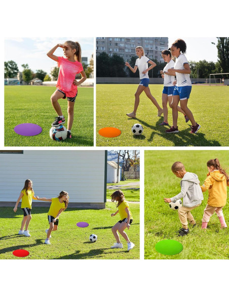 Conos de Entrenamiento HekouJiub 12 Pcs 23 cm Antideslizantes Conos de Entrenamiento HekouJiub 12 Pcs 23 cm Antideslizantes