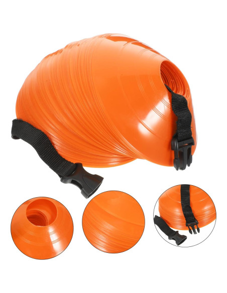 Conos de Entrenamiento de Fútbol Toddmomy Naranja 18cm Conos de Entrenamiento de Fútbol Toddmomy Naranja 18cm