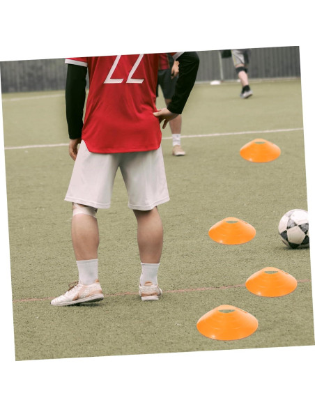 Conos de Entrenamiento de Fútbol Toddmomy Naranja 18cm Conos de Entrenamiento de Fútbol Toddmomy Naranja 18cm
