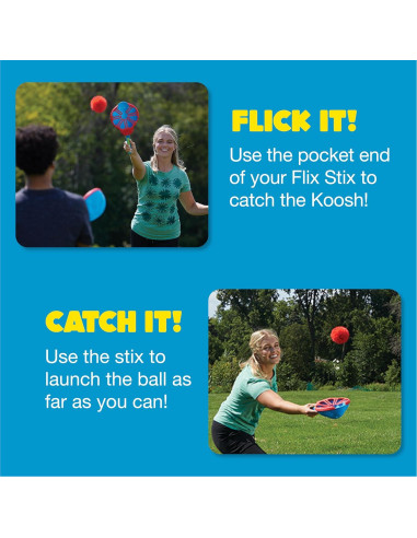 Koosh Flix Stix - Juguete de playa para niños 6+