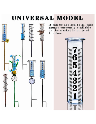 Tubo de Reemplazo para Pluviómetro JMBay - 2 Unidades + Cepillo