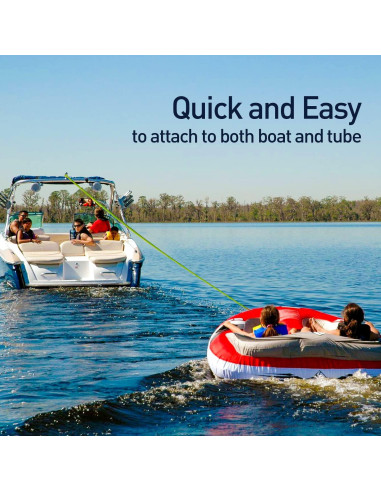Cuerda de Remolque Botepon 18.29m para Tubing 1-2 Pasajeros