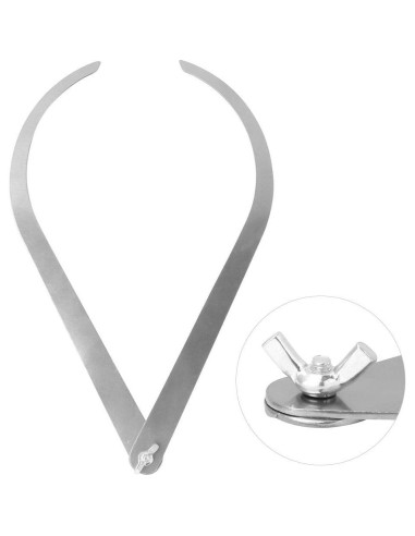 Calibrador de Arcilla GLOGLOW de Acero Inoxidable 25.4 cm
