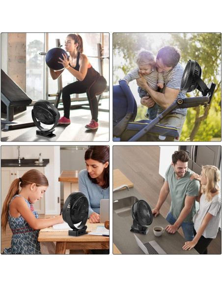 Ventilador Clip Portátil Sukadar TF-29 8" 4 Velocidades Ventilador Clip Portátil Sukadar TF-29 8" 4 Velocidades
