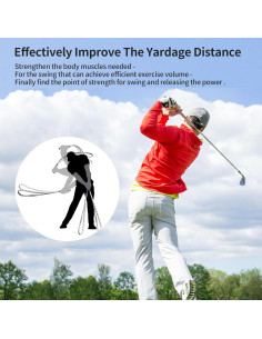 Entrenador de Swing de Golf SENIKO Cuerda con Bola Grande 2