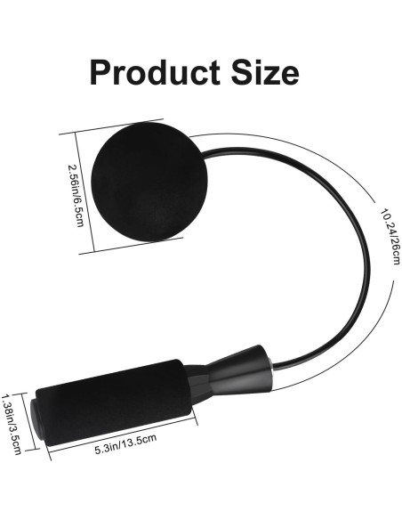 Cuerda de Salto Sin Cuerda RETON Ajustable con Peso 2 Pcs Cuerda de Salto Sin Cuerda RETON Ajustable con Peso 2 Pcs