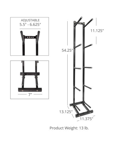 Árbol de Almacenamiento para 5 Balones Medicinales Titan Fitness