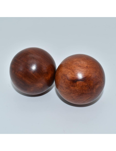 Bolas de Baoding de Madera 5 cm para Ejercicio de Salud Bolas de Baoding de Madera 5 cm para Ejercicio de Salud