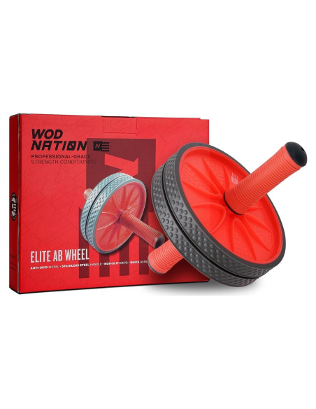 Rueda de Abdominales WOD Nation - Ejercicio Core y Fuerza Rueda de Abdominales WOD Nation - Ejercicio Core y Fuerza