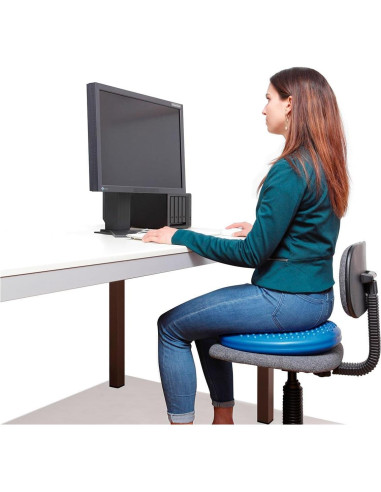 Disco O' Sentarse Gymnic 39 cm Azul - Cojín de Equilibrio