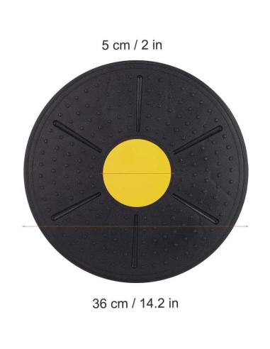 Tabla de Equilibrio VGEBY 36cm, Disco de Estabilidad Naranja