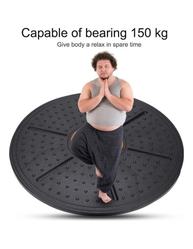 Tabla de Equilibrio VGEBY 36cm, Disco de Estabilidad Naranja