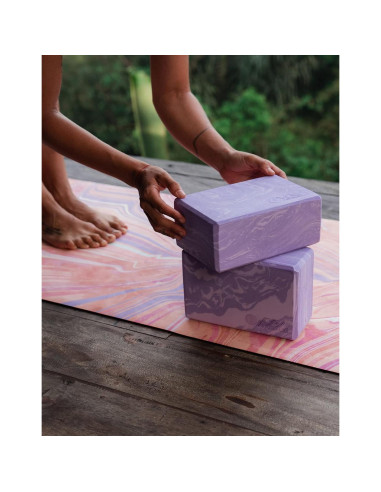 Bloque de Yoga Premium Yoga Design Lab Lavanda Ecológico