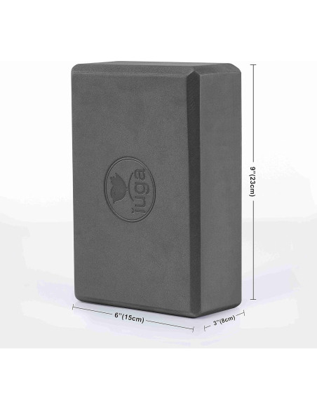 Bloques de Yoga IUGA 2 Paquete con Correa Antideslizante 23x15x8cm Bloques de Yoga IUGA 2 Paquete con Correa Antideslizante 23x15x8cm
