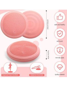 Asiento de Balance Wobble Cushion Libima 33cm Lila Aciano 2