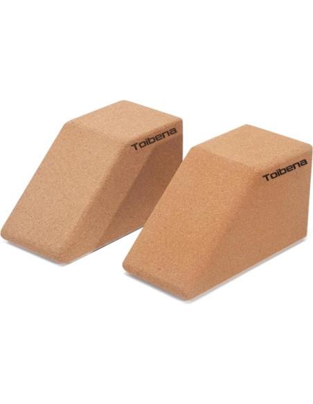 Bloques de Corcho Premium Toibena 2 en 1 para Yoga y Pilates Bloques de Corcho Premium Toibena 2 en 1 para Yoga y Pilates