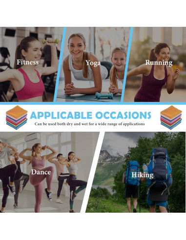 Paquete de 12 toallas de enfriamiento Hosuly 81x30 cm