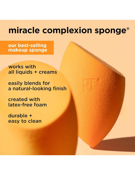 Esponja de Complección Milagrosa Real Techniques - Naranja Esponja de Complección Milagrosa Real Techniques - Naranja