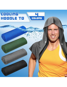 Toallas Refrescantes Bencailor 4 Piezas UPF 50 para Yoga y Fitness 2