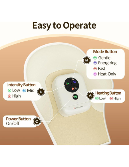 Masajeador de Mano Comfytemp Inalámbrico con Calor y Compresión Masajeador de Mano Comfytemp Inalámbrico con Calor y Compresión