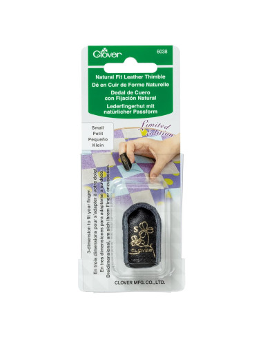 Dedal de Cuero Natural Clover Edición Limitada Pequeño