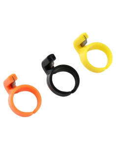 Anillo de Dedal de Plástico Multicolor 3 Pcs - Herramientas de Coser