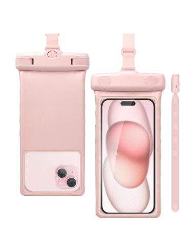 Wellhouse Funda Impermeable 3D para Teléfono hasta 7" - Rosa