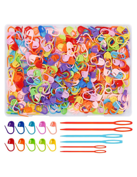 Marcadores de Puntada LET'S BEADING 400 Pcs + Agujas de Coser Marcadores de Puntada LET'S BEADING 400 Pcs + Agujas de Coser