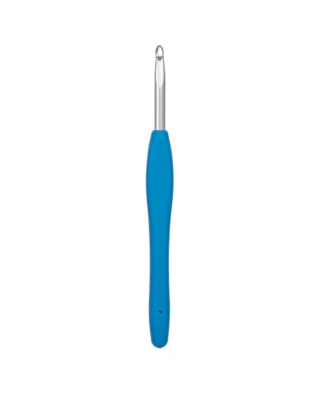 Gancho de Crochet Clover Amor 1047/H 5.0mm Azul Profundo Gancho de Crochet Clover Amor 1047/H 5.0mm Azul Profundo