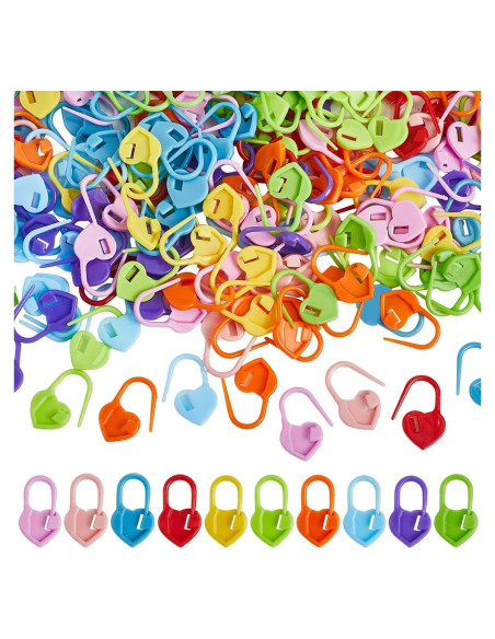 200 Marcadores de Puntos de Crochet SOFPLATE Multicolor 200 Marcadores de Puntos de Crochet SOFPLATE Multicolor